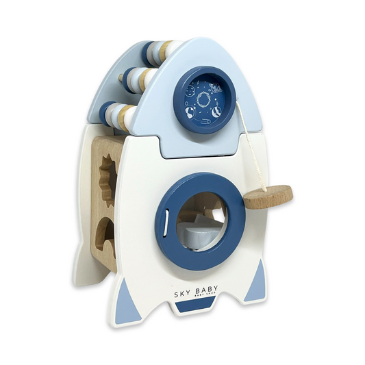 Wooden rocket five in one