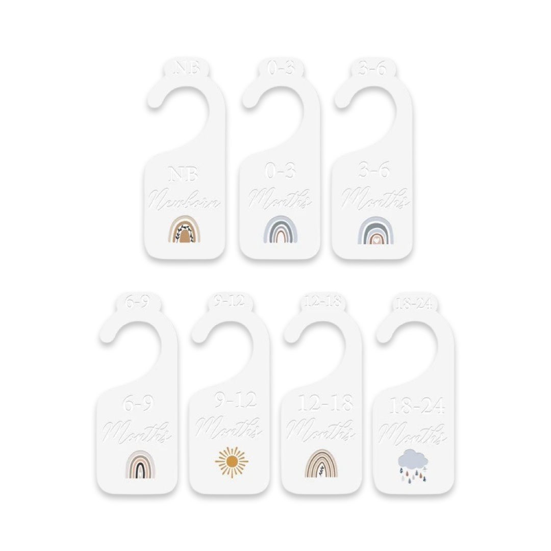 Acrylic closet divider