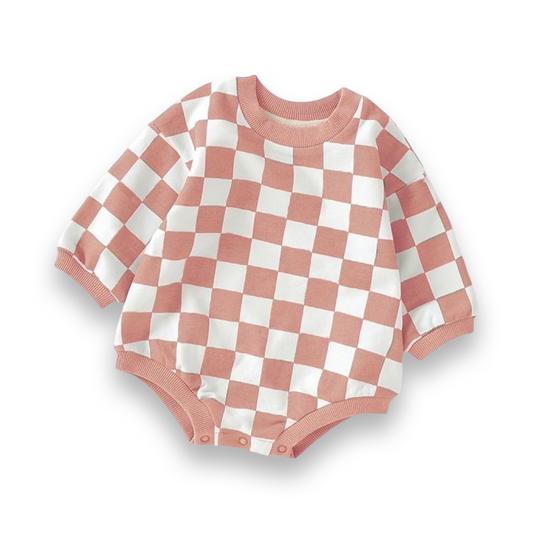 Checkered Romper