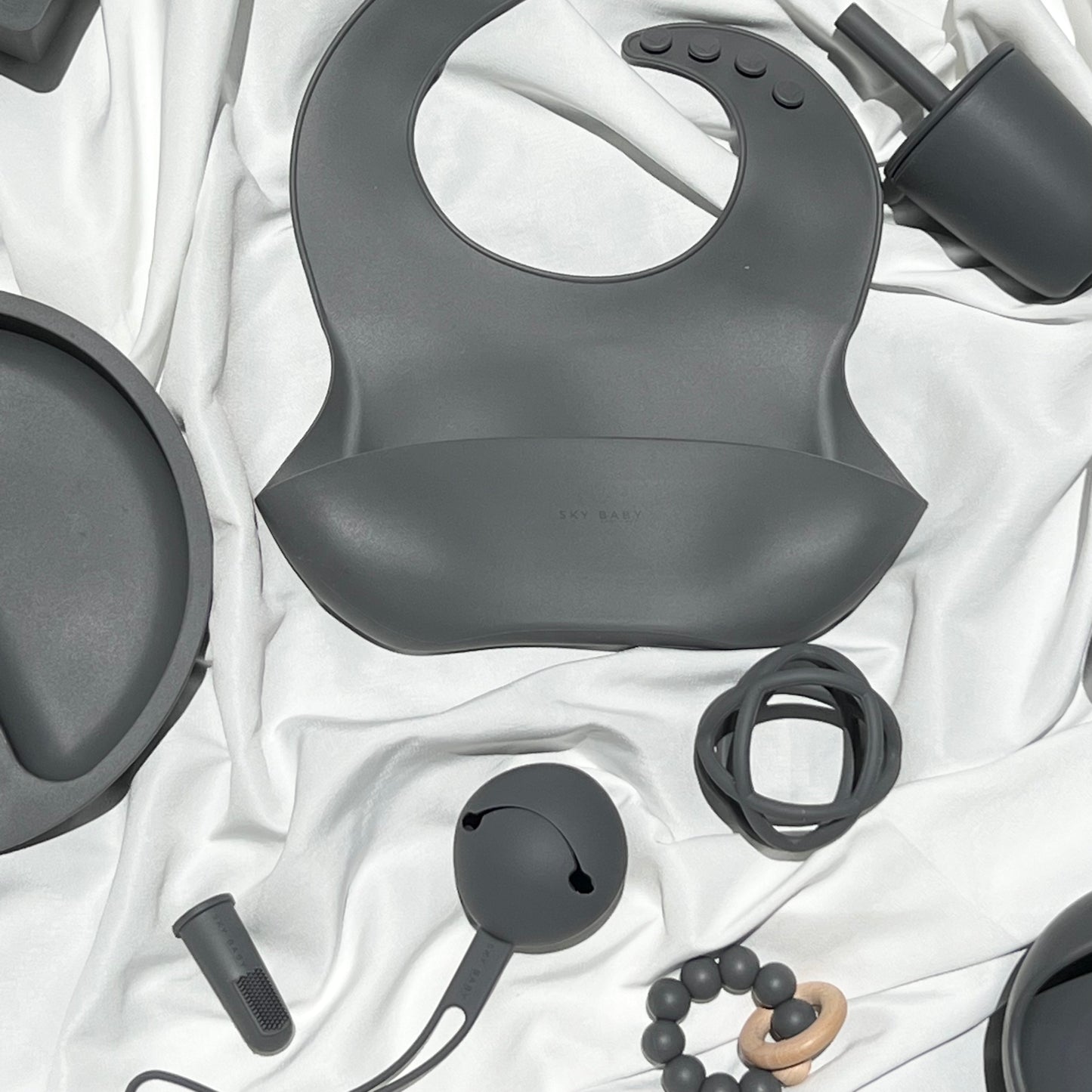 Silicone baby tooth brush