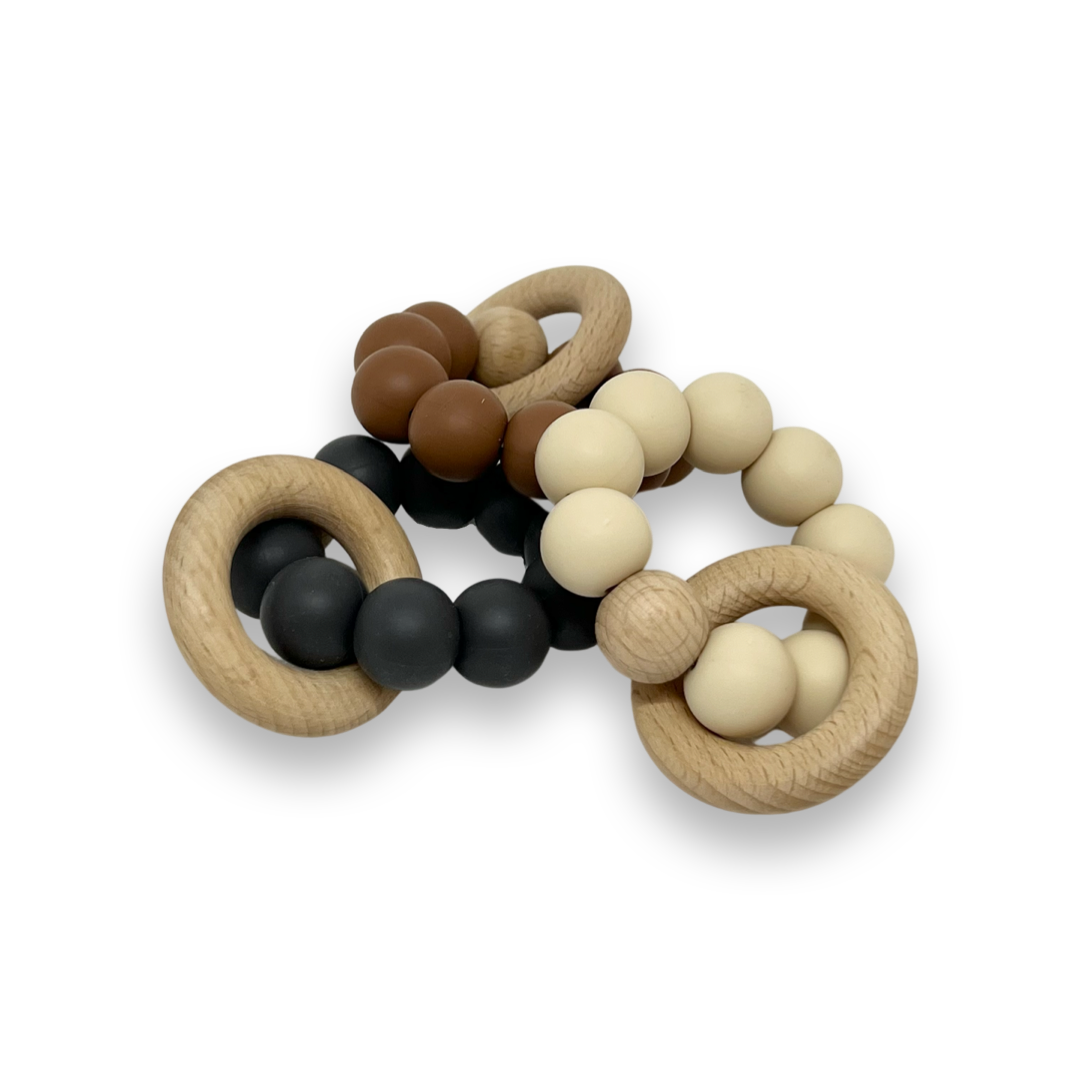Beaded baby teether