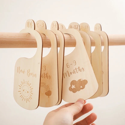 Wooden closet divider