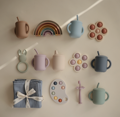 mushie Flower Press Toy