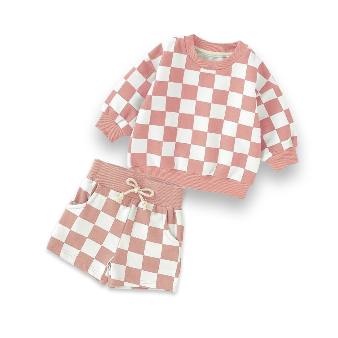 checkered set