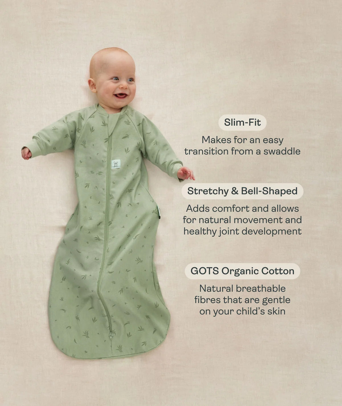 Jersey Sleeping Bag with Sleeves 1.0 TOG